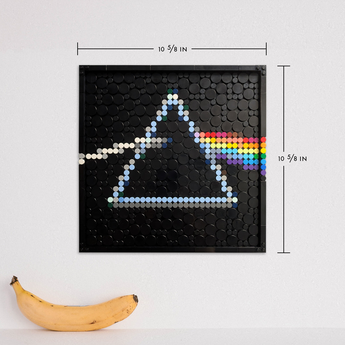 Dark Side of the Lego Brick on the Wall - Lego Recreation