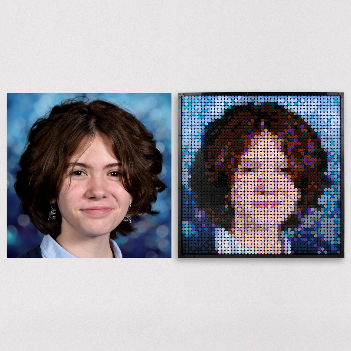 Custom Lego Portrait - Large Square