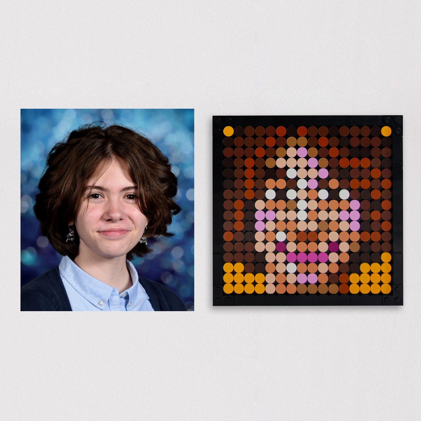 Custom Lego Portrait - Small Square